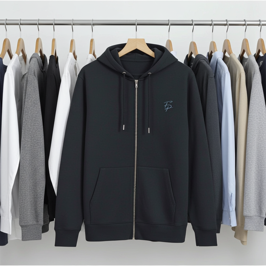 Black l Unisex Zipper